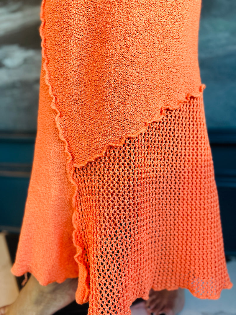 The Orange Sweater Skirt (M-XL)