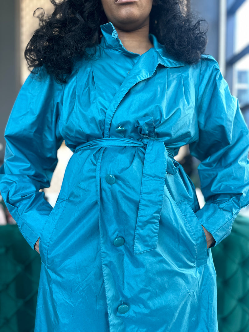 The Teal Trench Size 10