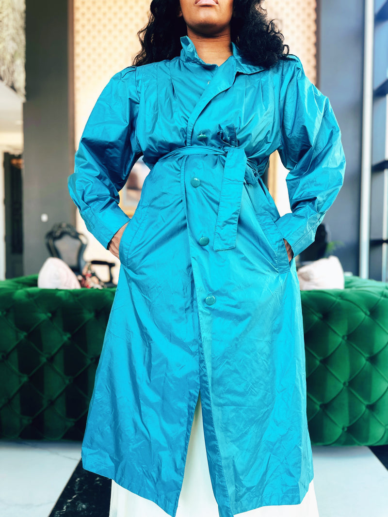 The Teal Trench Size 10