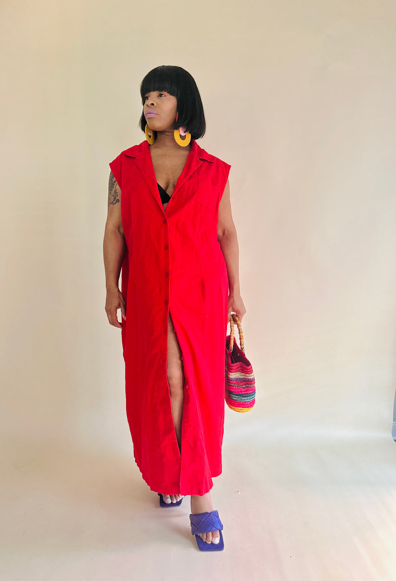 The Red Dress/Duster (2X)