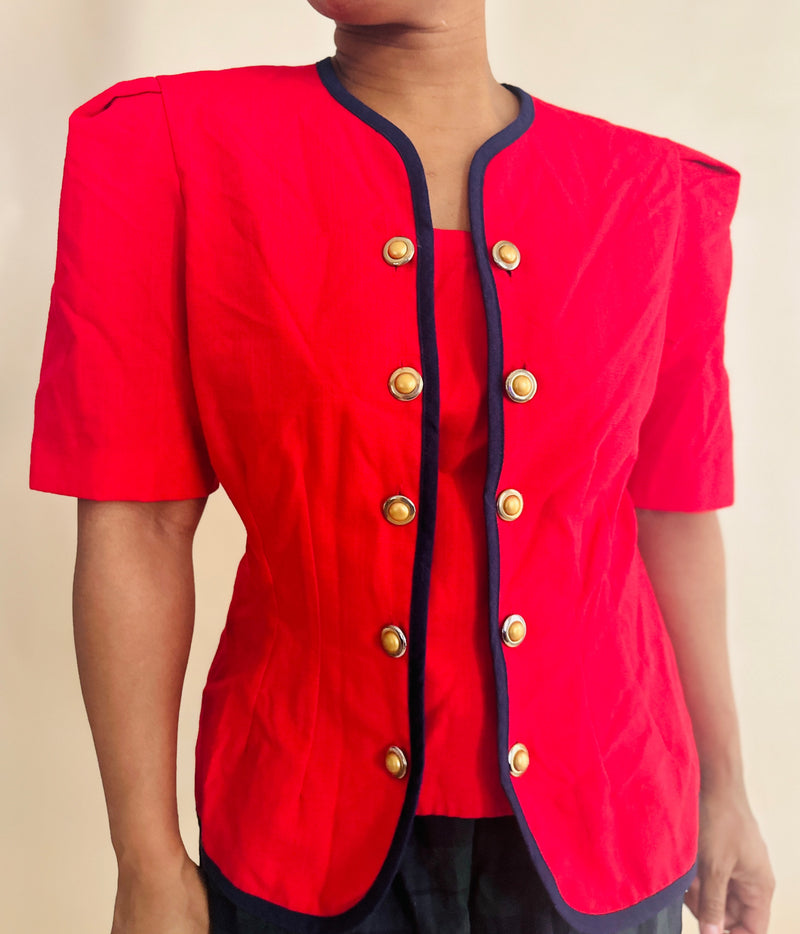 The Red Blazer Top (12)