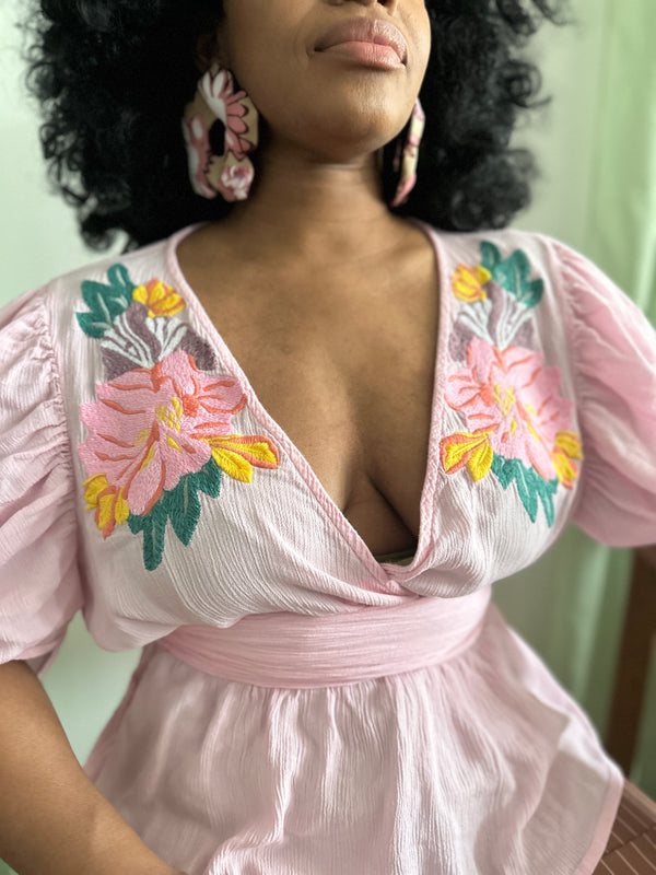 The Pink Floral Top (S/M)