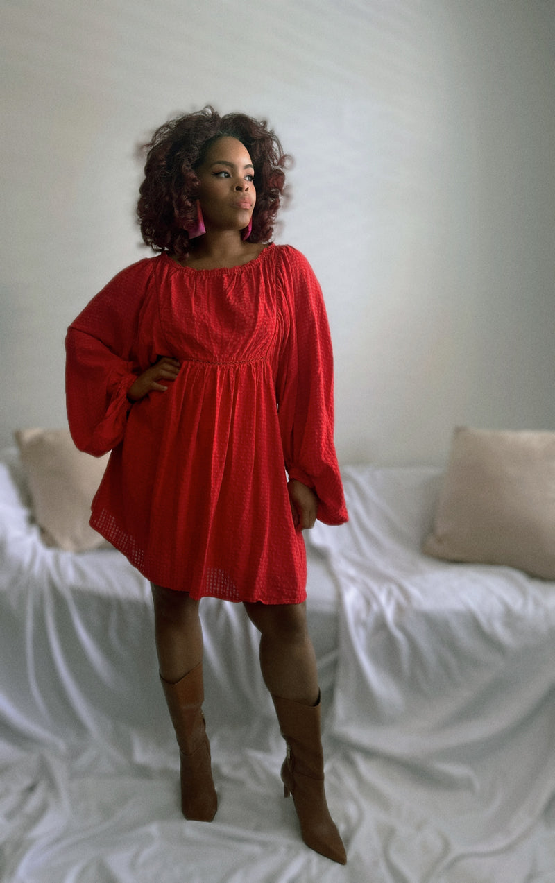 The Red Old Fashion Top/Dress (S/M)