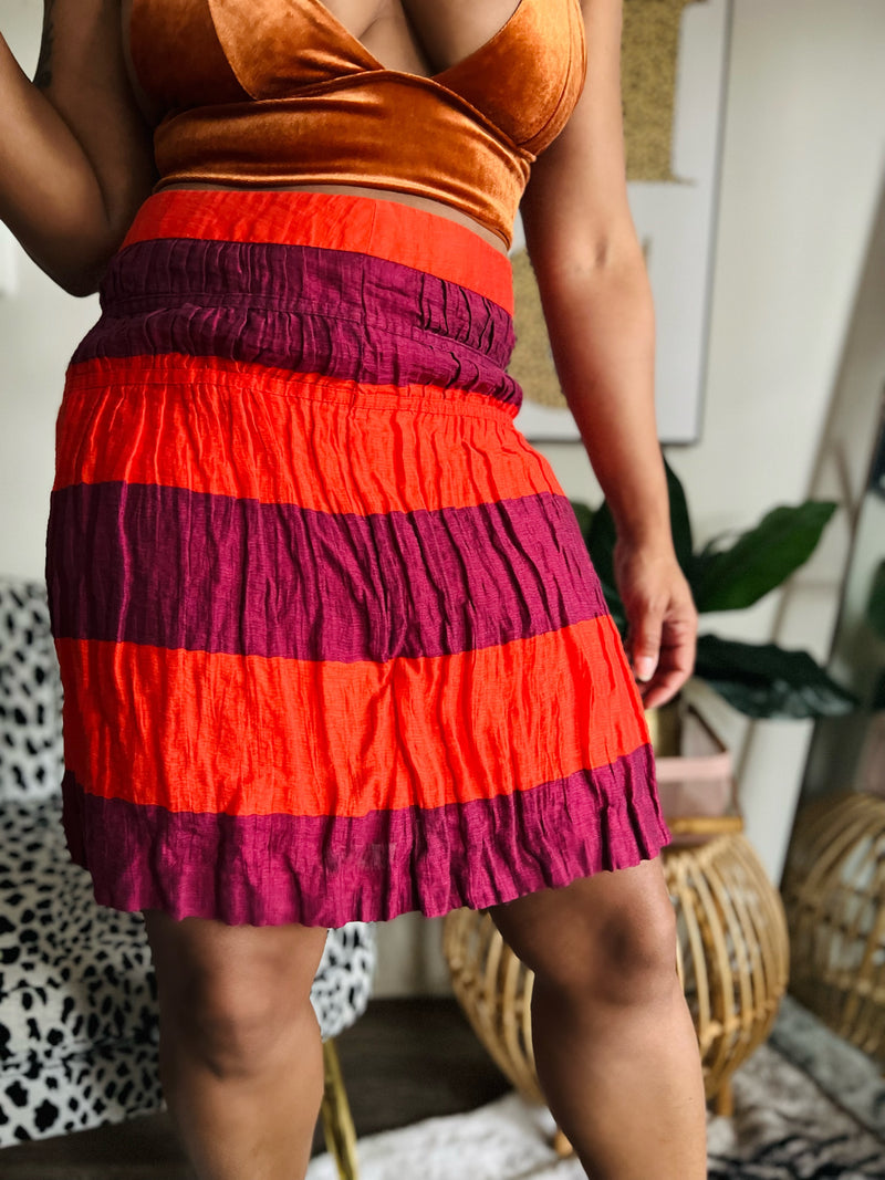 The Redish/Orange Skirt
