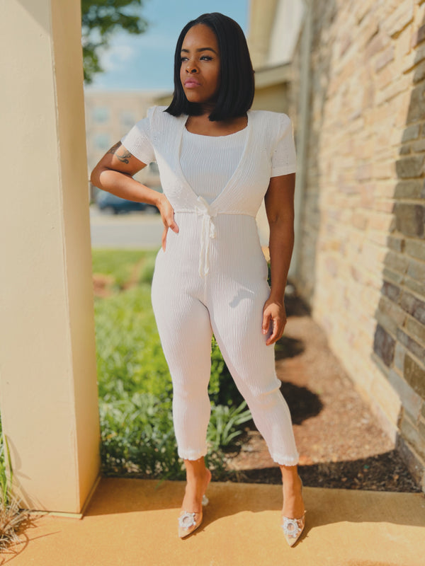 The Pure White Jumpsuit