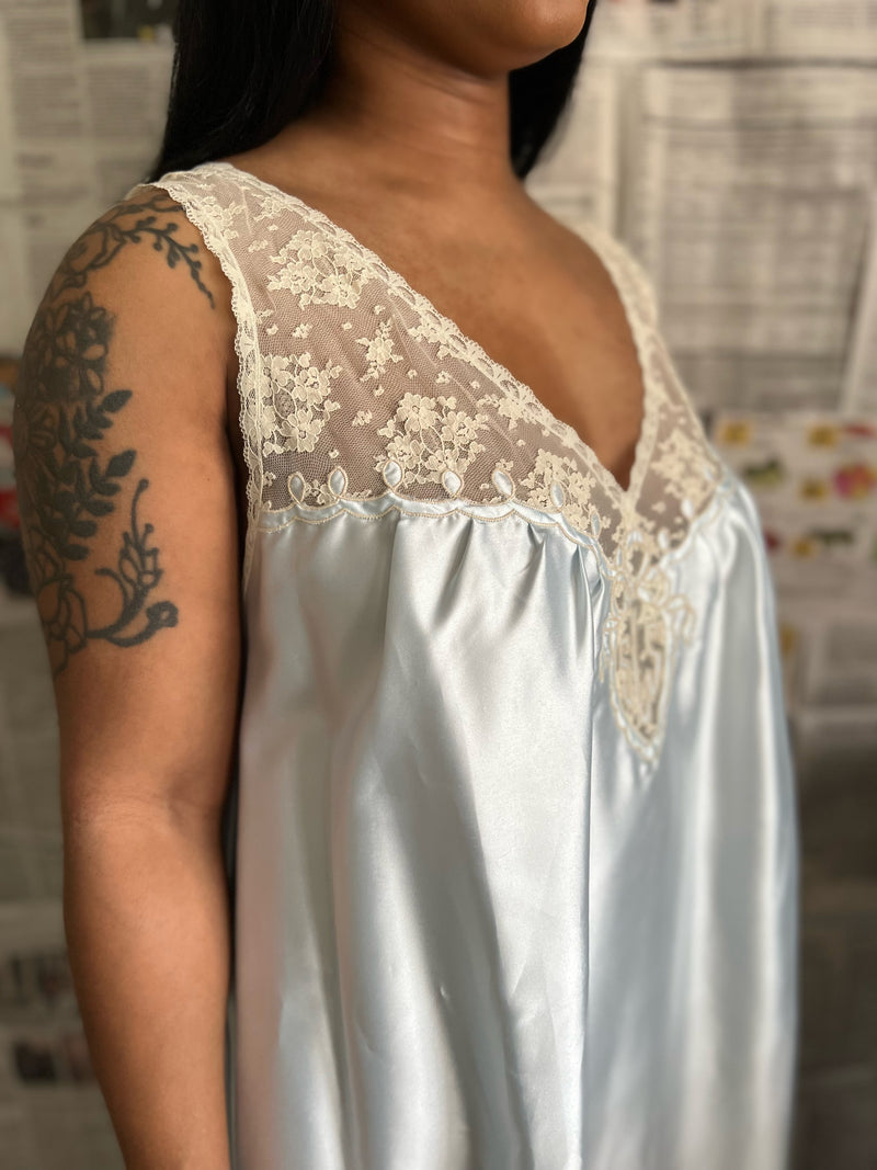 The Lace Silk Gown