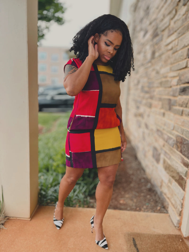 The Squared Color Dress