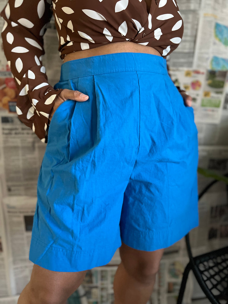 The Bold Blue Shorts