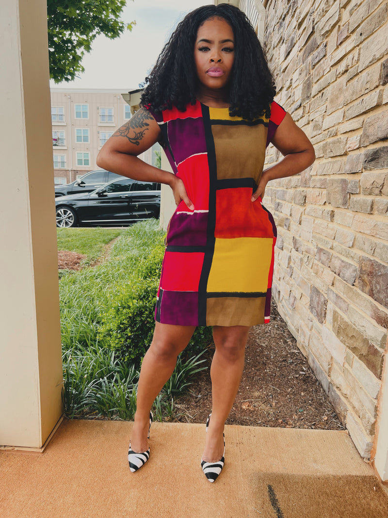 The Squared Color Dress